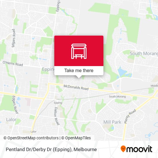 Pentland Dr/Derby Dr (Epping) map