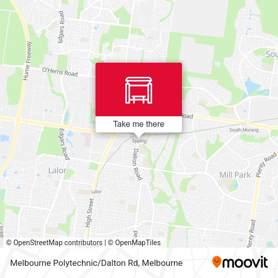 Melbourne Polytechnic / Dalton Rd map