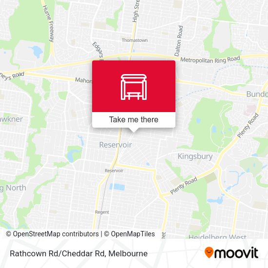Rathcown Rd/Cheddar Rd map