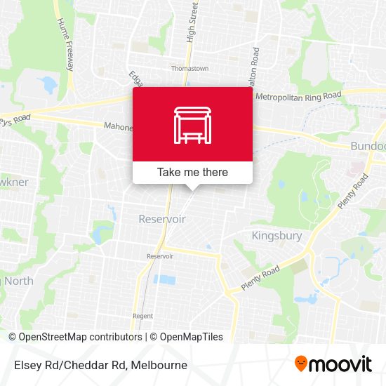 Elsey Rd/Cheddar Rd map