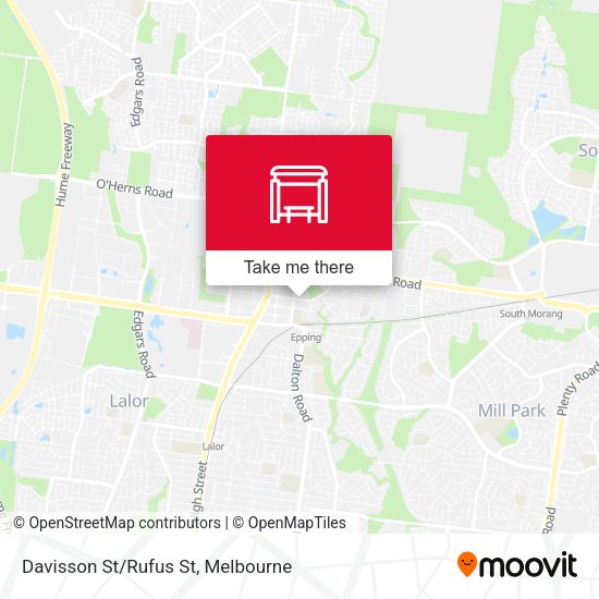 Davisson St/Rufus St map