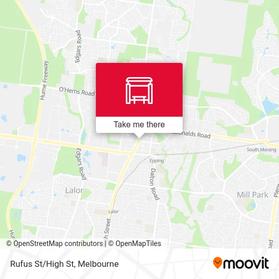 Mapa Rufus St/High St