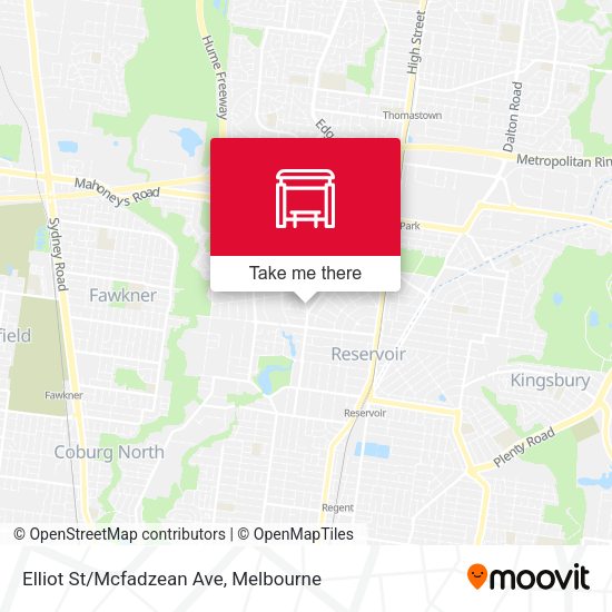Elliot St/Mcfadzean Ave map