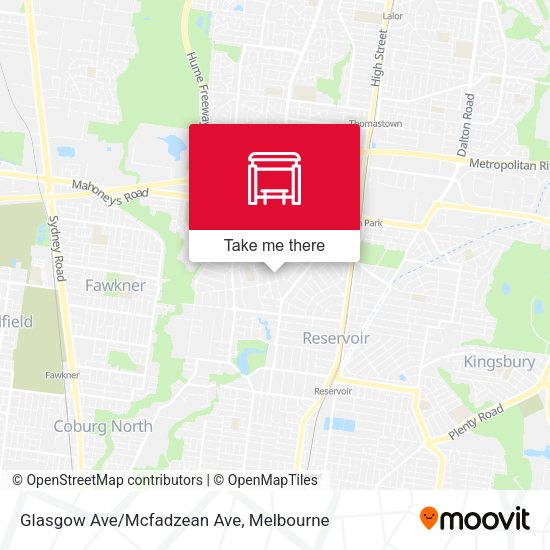Glasgow Ave/Mcfadzean Ave map