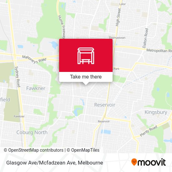 Glasgow Ave/Mcfadzean Ave map