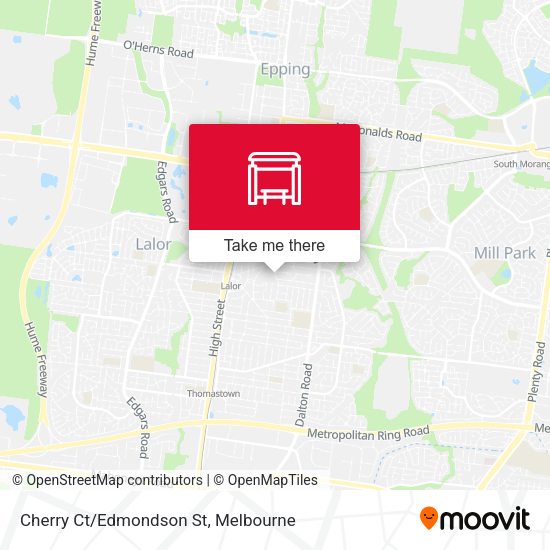 Cherry Ct/Edmondson St map