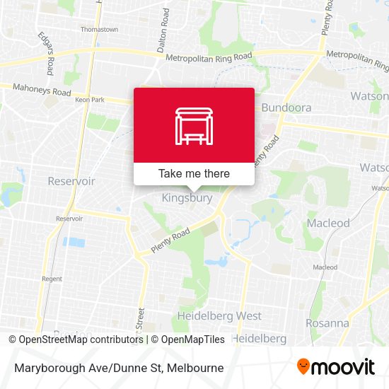 Maryborough Ave/Dunne St map
