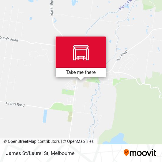 James St/Laurel St map
