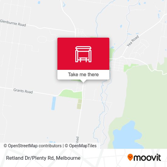 Retland Dr/Plenty Rd map