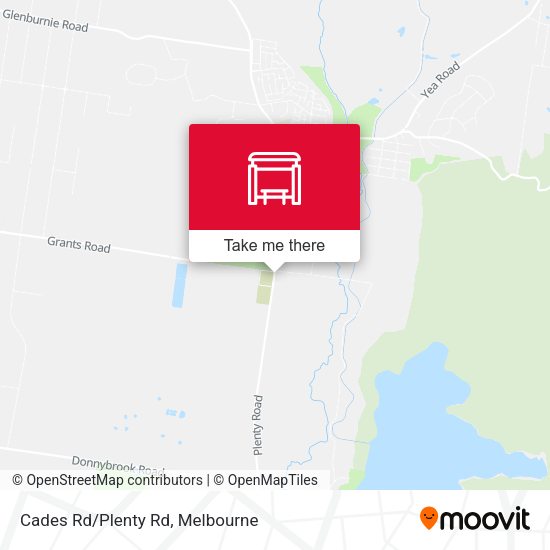 Cades Rd/Plenty Rd map