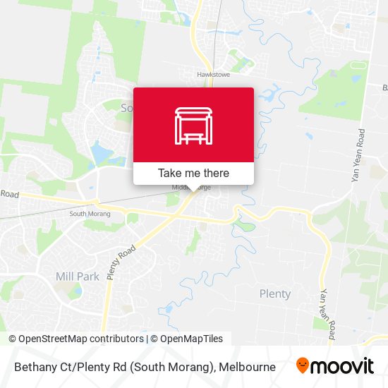 Bethany Ct / Plenty Rd (South Morang) map