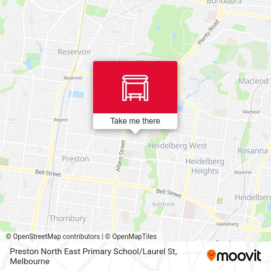 Preston North East Primary School / Laurel St map
