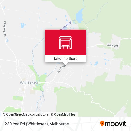 230 Yea Rd (Whittlesea) map