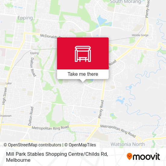 Mill Park Stables Shopping Centre / Childs Rd map
