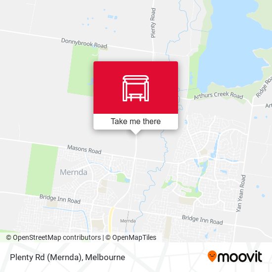 Plenty Rd (Mernda) map