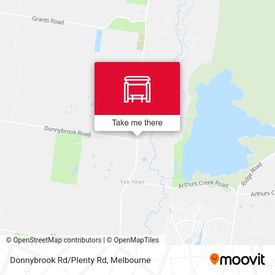Donnybrook Rd/Plenty Rd map