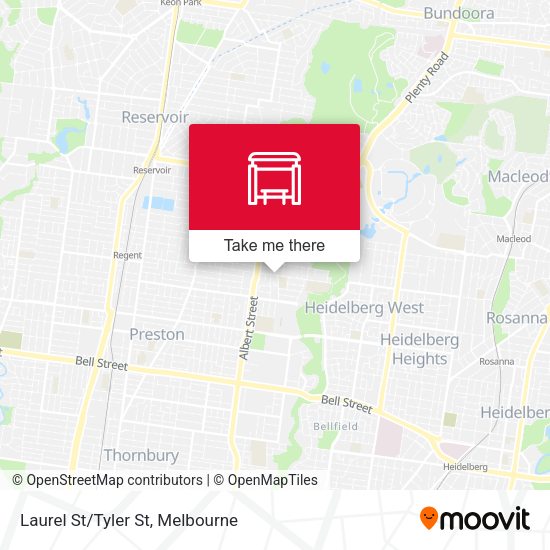 Laurel St/Tyler St map
