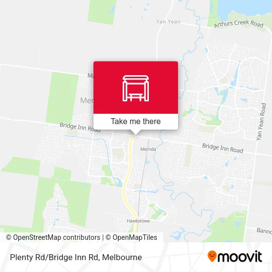 Plenty Rd/Bridge Inn Rd map