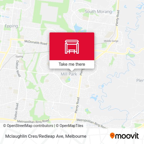 Mclaughlin Cres/Redleap Ave map