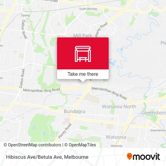 Hibiscus Ave/Betula Ave map