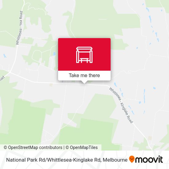 National Park Rd / Whittlesea-Kinglake Rd map