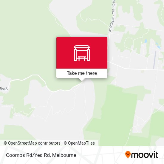 Coombs Rd/Yea Rd map