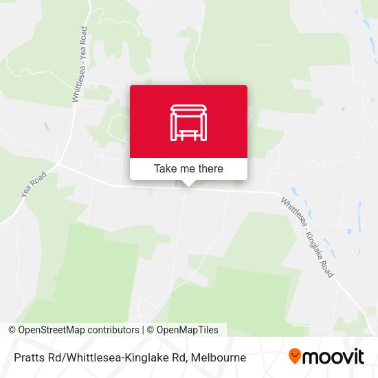 Pratts Rd / Whittlesea-Kinglake Rd map