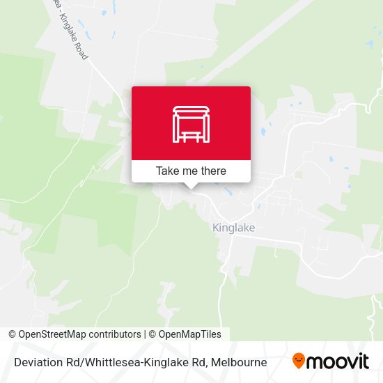 Deviation Rd / Whittlesea-Kinglake Rd map