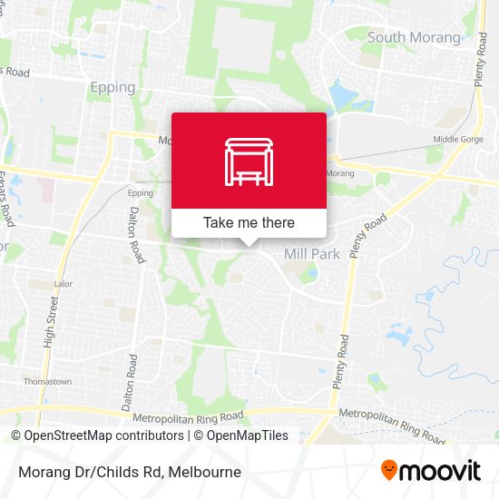Morang Dr/Childs Rd map