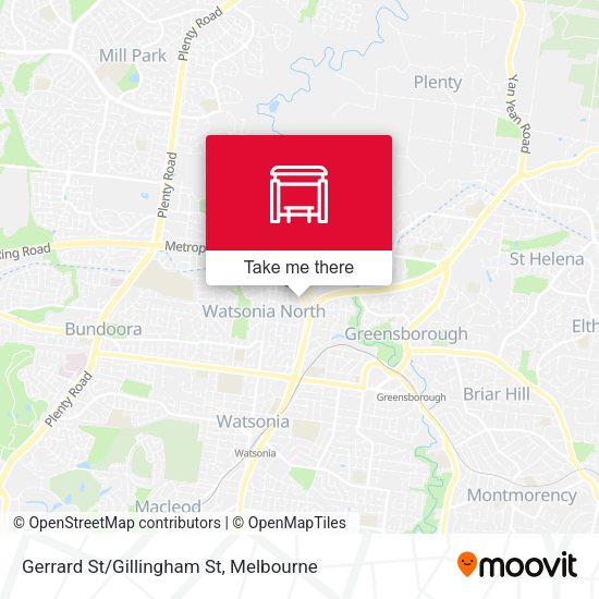 Gerrard St/Gillingham St map