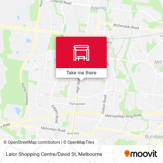 Lalor Shopping Centre/David St map