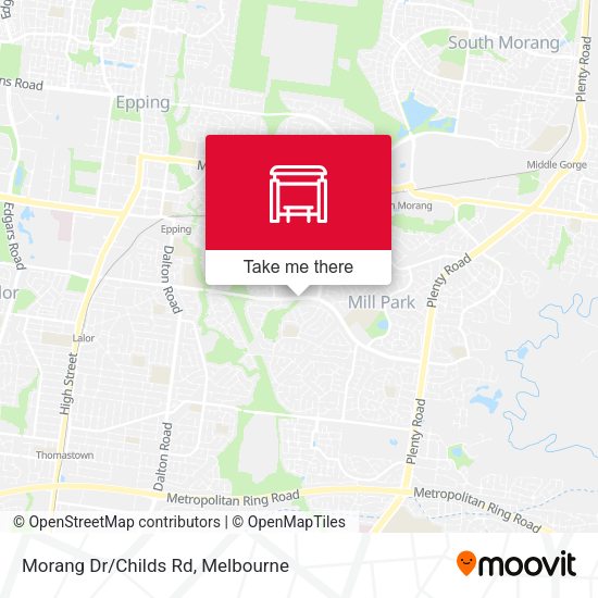 Morang Dr/Childs Rd map