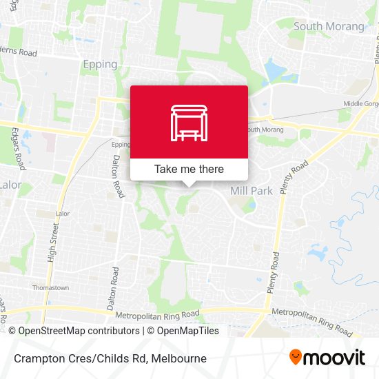 Crampton Cres/Childs Rd map
