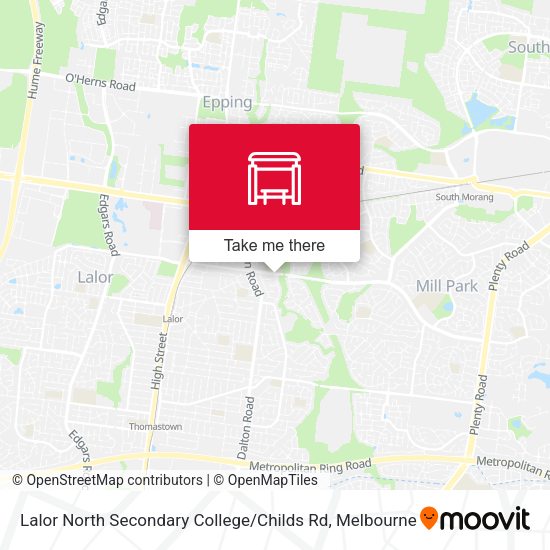 Lalor North Secondary College / Childs Rd map