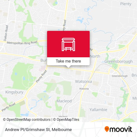 Andrew Pl/Grimshaw St map