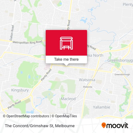 The Concord/Grimshaw St map