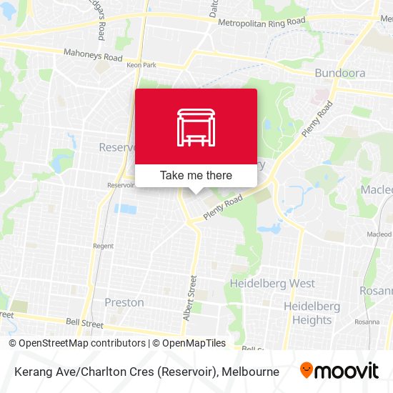 Kerang Ave / Charlton Cres (Reservoir) map