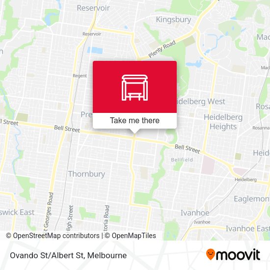 Ovando St/Albert St map