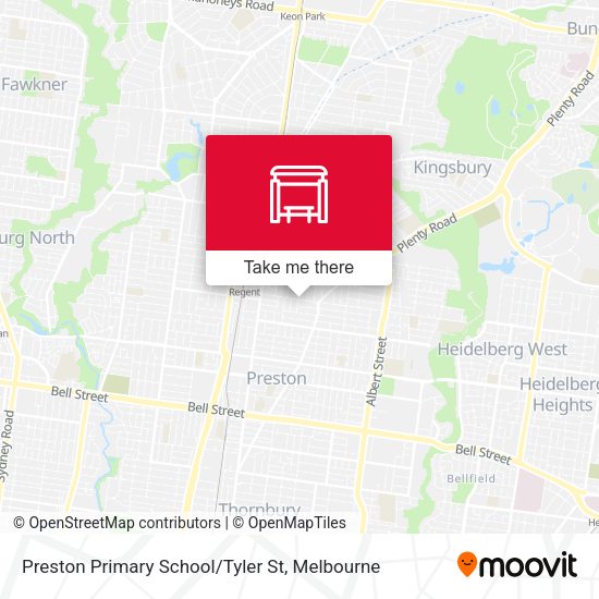Preston Primary School / Tyler St map