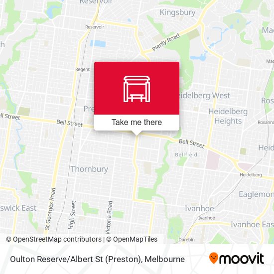 Oulton Reserve / Albert St (Preston) map