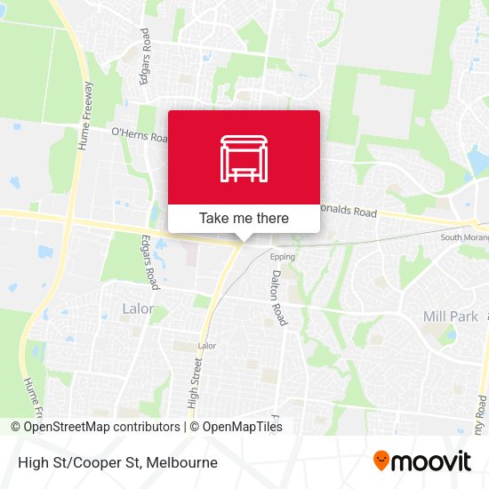 High St/Cooper St map
