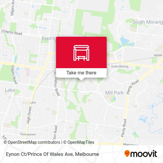 Eynon Ct/Prince Of Wales Ave map