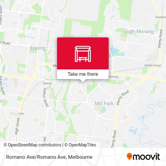Romano Ave/Romano Ave map
