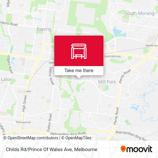 Childs Rd/Prince Of Wales Ave map