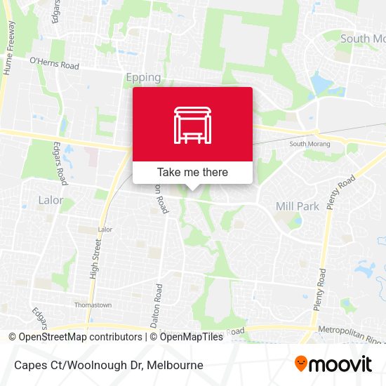 Capes Ct/Woolnough Dr map