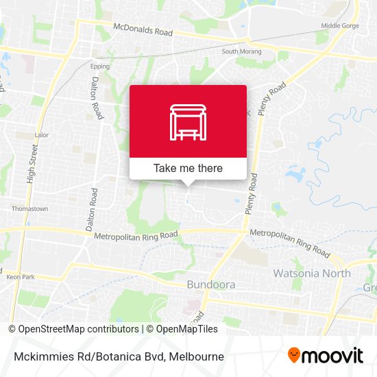 Mckimmies Rd/Botanica Bvd map