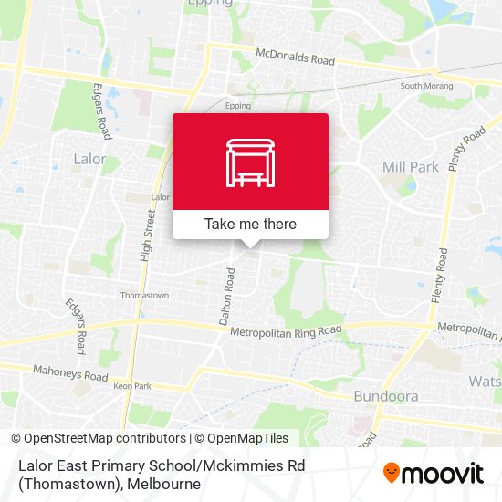 Lalor East Primary School / Mckimmies Rd (Thomastown) map