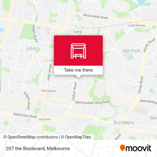 207 the Boulevard map