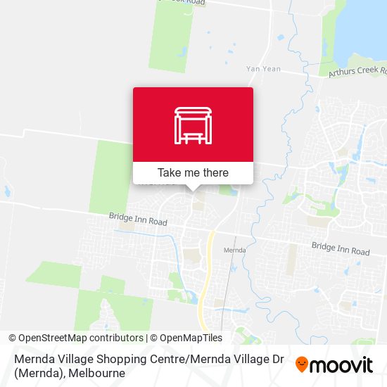 Mernda Village Shopping Centre / Mernda Village Dr map