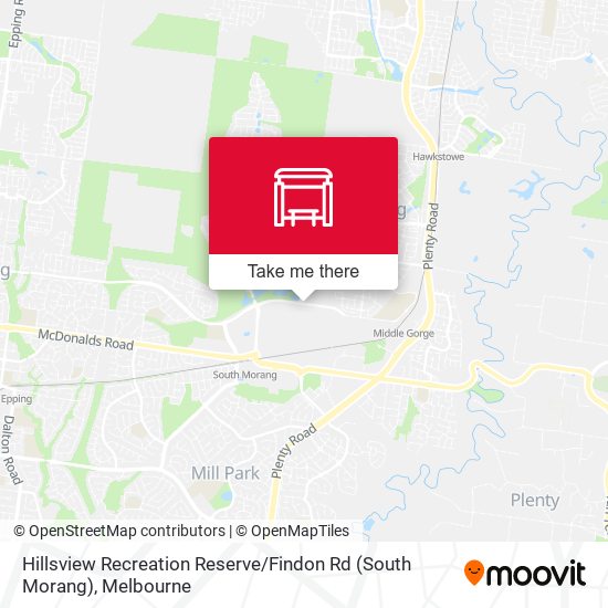 Hillsview Recreation Reserve / Findon Rd (South Morang) map